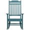 Flash Furniture Winston All-Weather Rocking Chair in Teal Faux Wood JJ-C14703-TL-GG - alternate 4